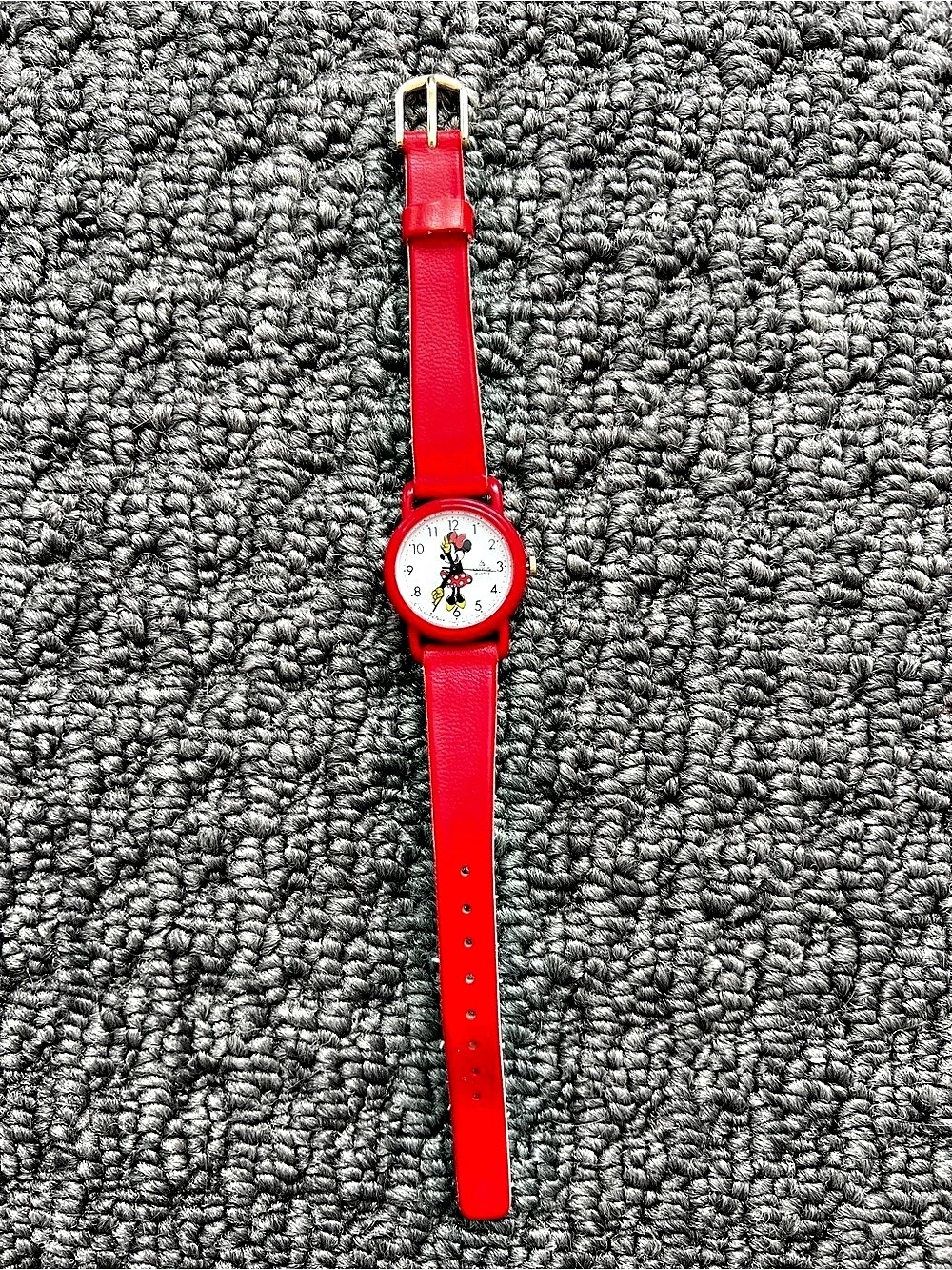 Vintage Disney minnie Mouse Red Watch